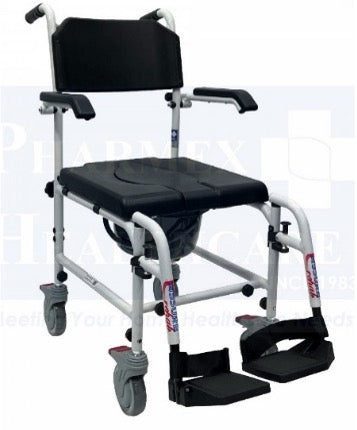 ASSURE REHAB Aluminum Shower Commode Chair YMS
