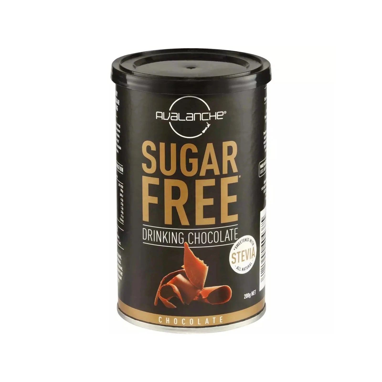 AVALANCHE Sugar Free Drinking Chocolate 200gm Optimo