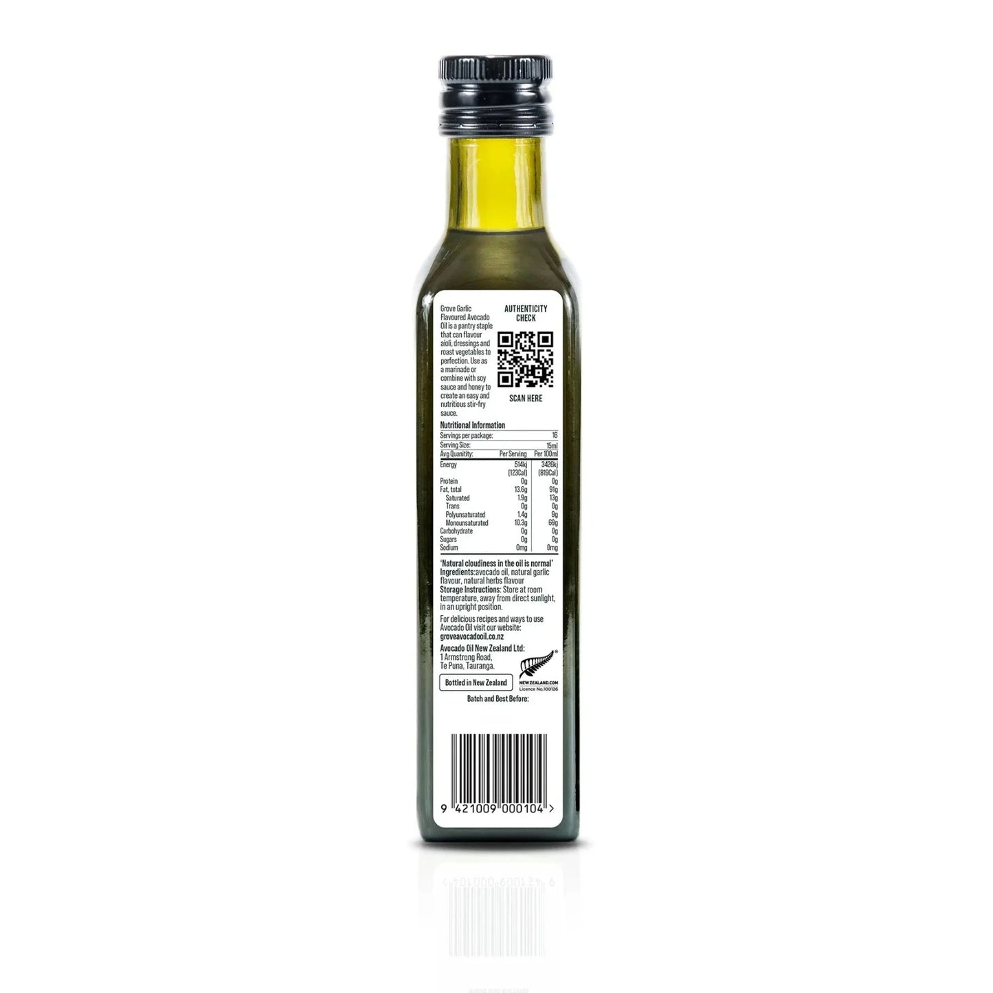 GROVE Avocado Oil Garlic Infused Optimo