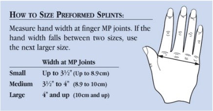 Preformed Functional Position Hand Splint YMS