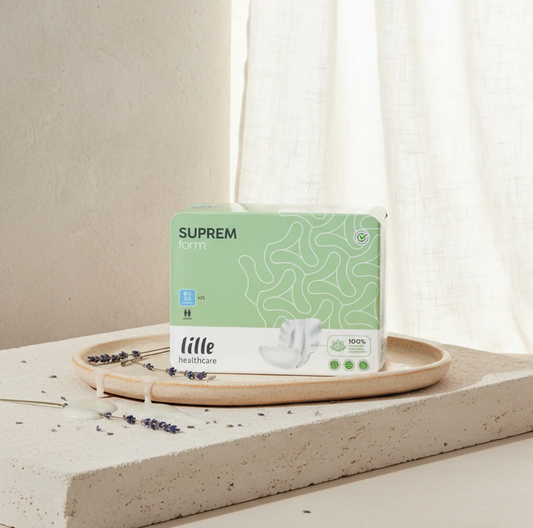 LILLE SUPREM Fit Adult Diapers, Blue Regular YMS