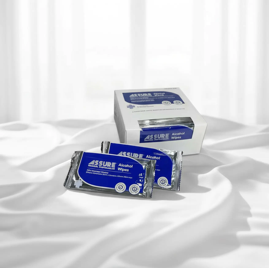ASSURE Alcohol Wipes in Box (20cm x 20cm) YMS