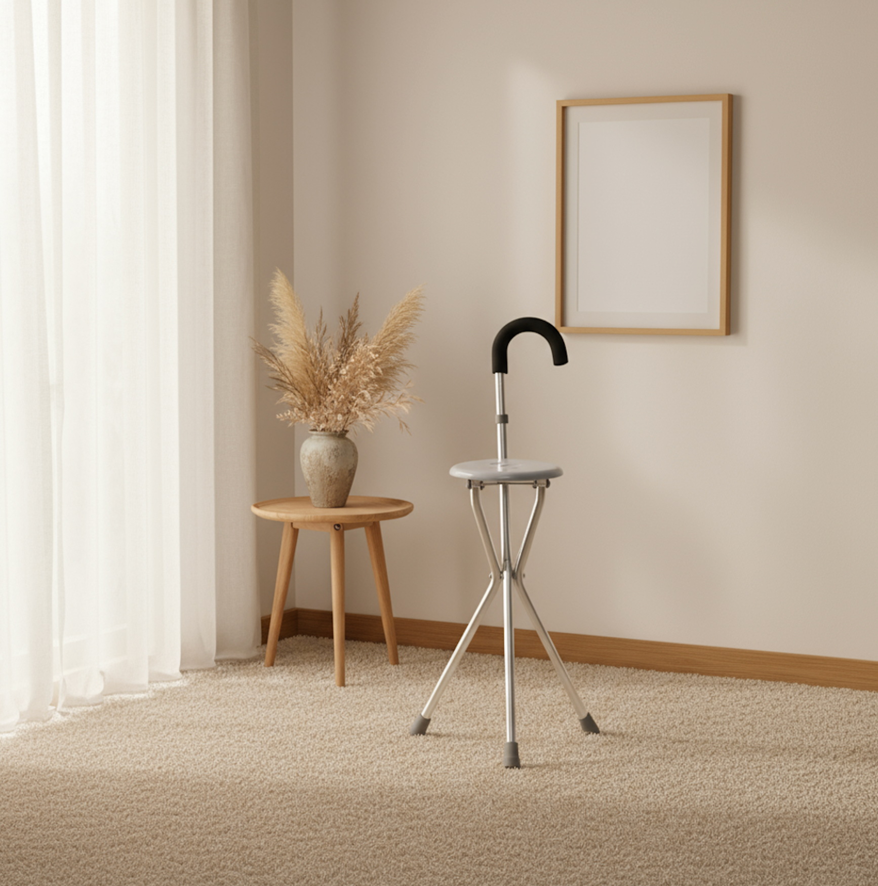 Foldable Seat Cane YMS