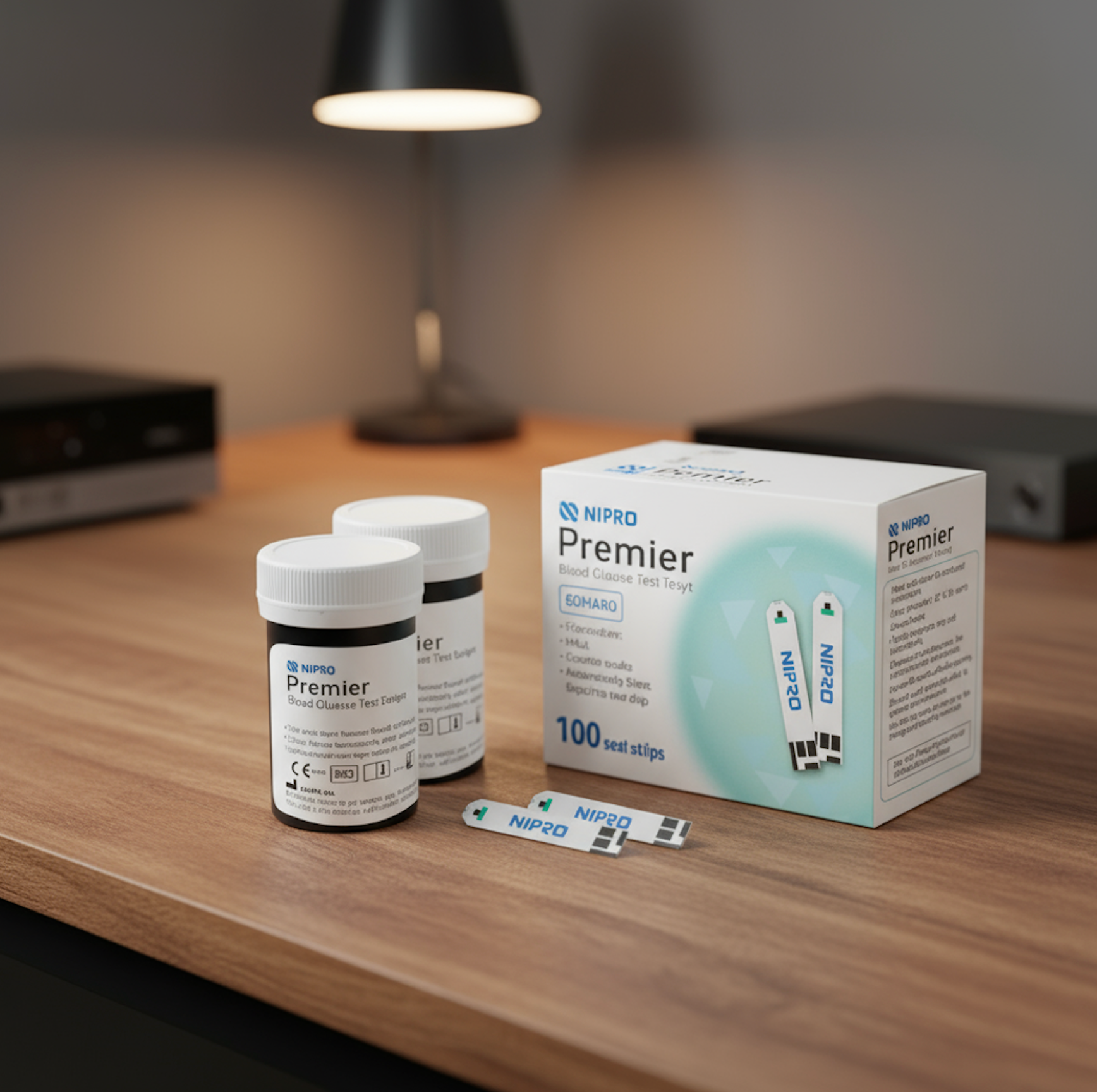 NIPRO Premier Alpha Blood Glucose Test Strips (50s/100s) YMS