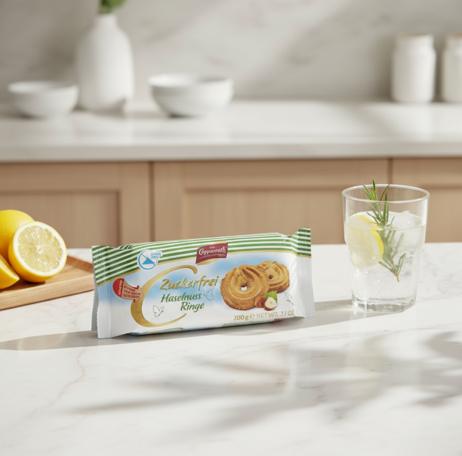 COPPENRATH Sugarfree Biscuits Hazelnut Optimo