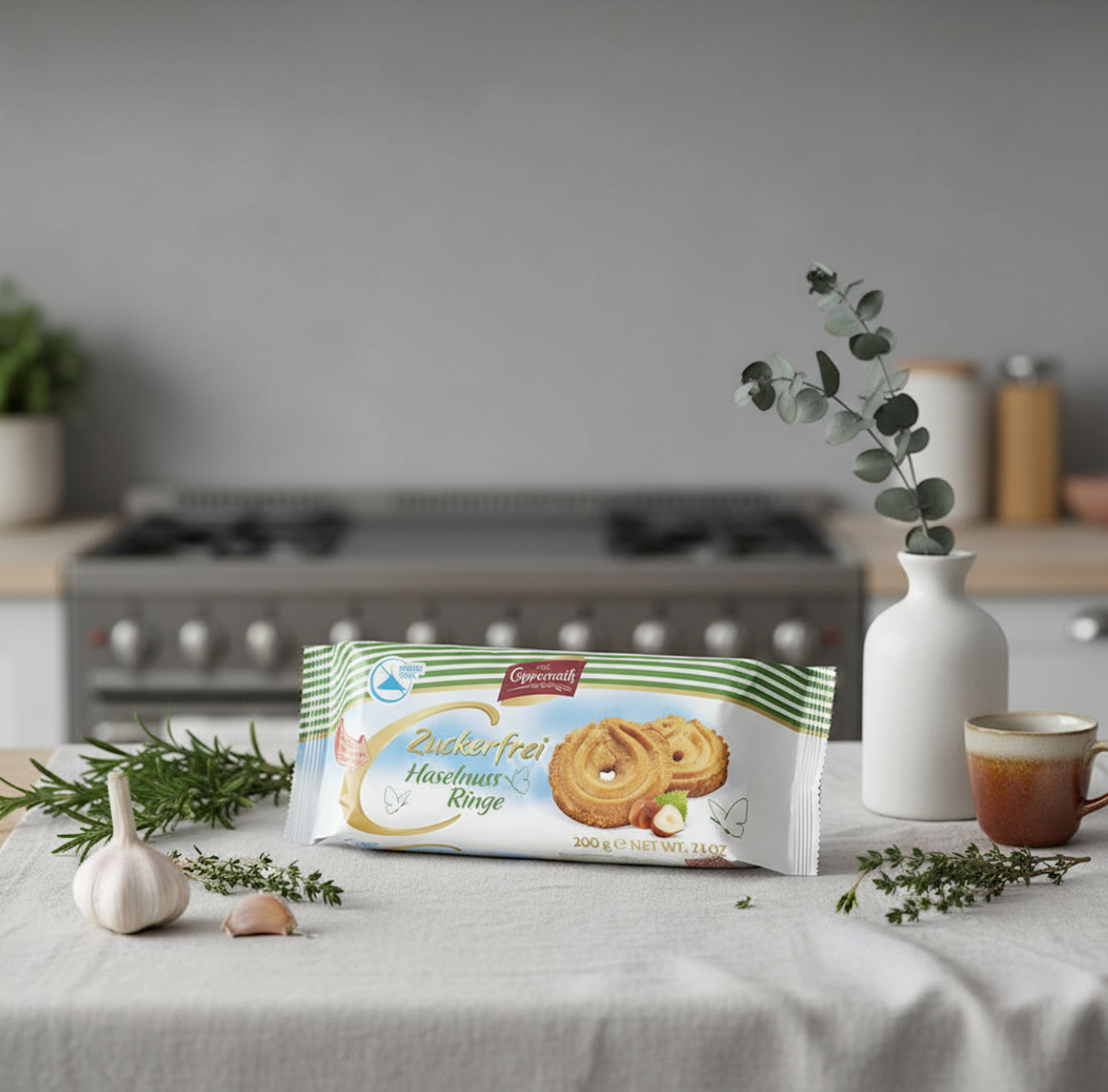 COPPENRATH Sugarfree Biscuits Hazelnut Optimo