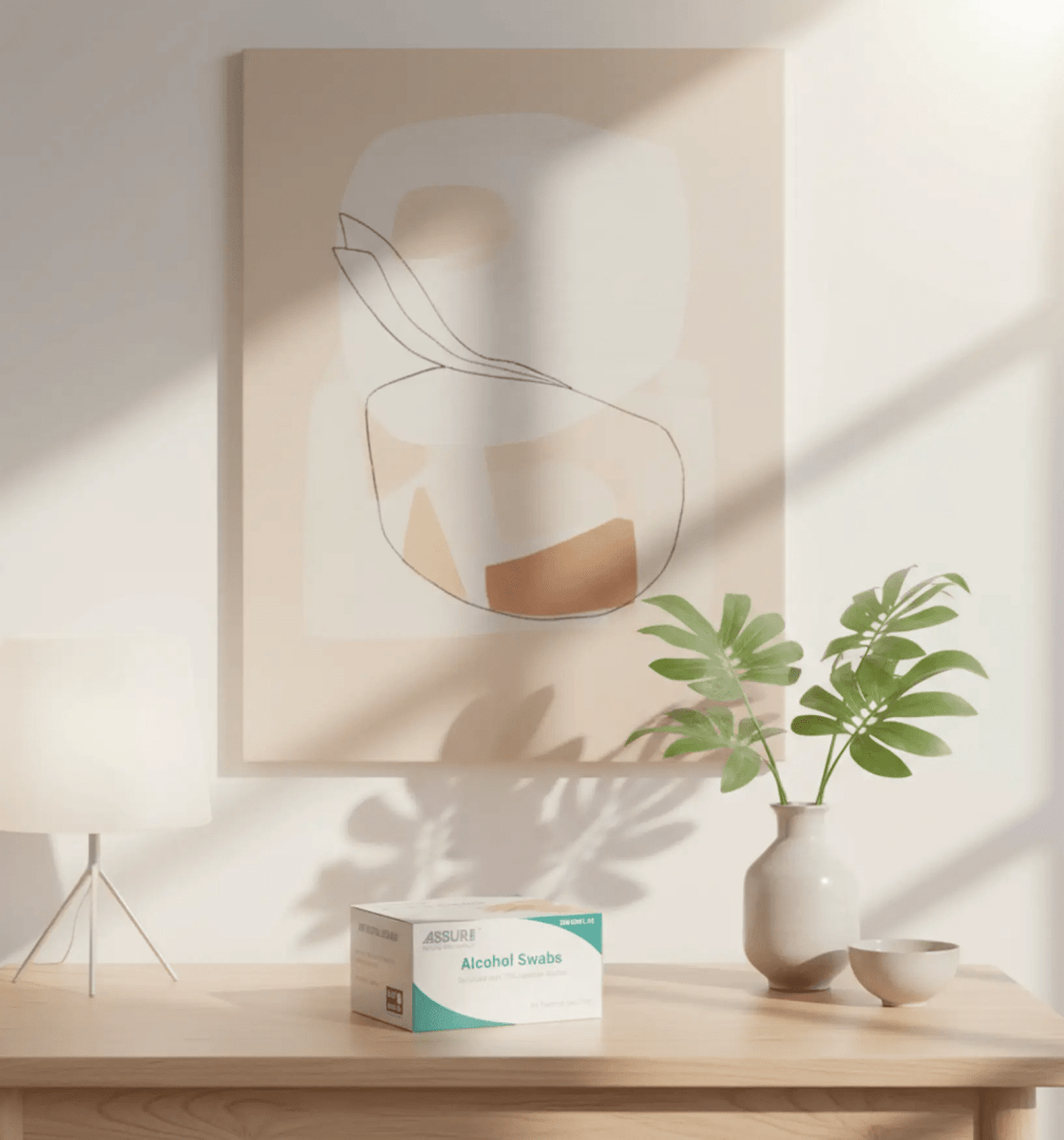 ASSURE Alcohol Swab (4cm x 4 cm) - Care@Home