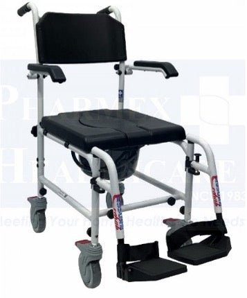 ASSURE REHAB Aluminum Shower Commode Chair - Care@Home