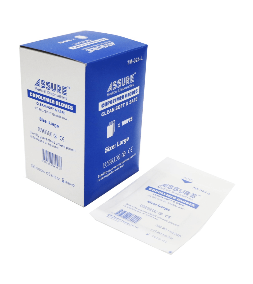 ASSURE Sterile Copolymer Gloves - Care@Home