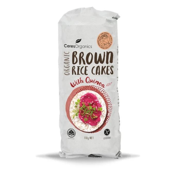 CERES ORG Brown Rice Cakes with Quinoa - Care@Home