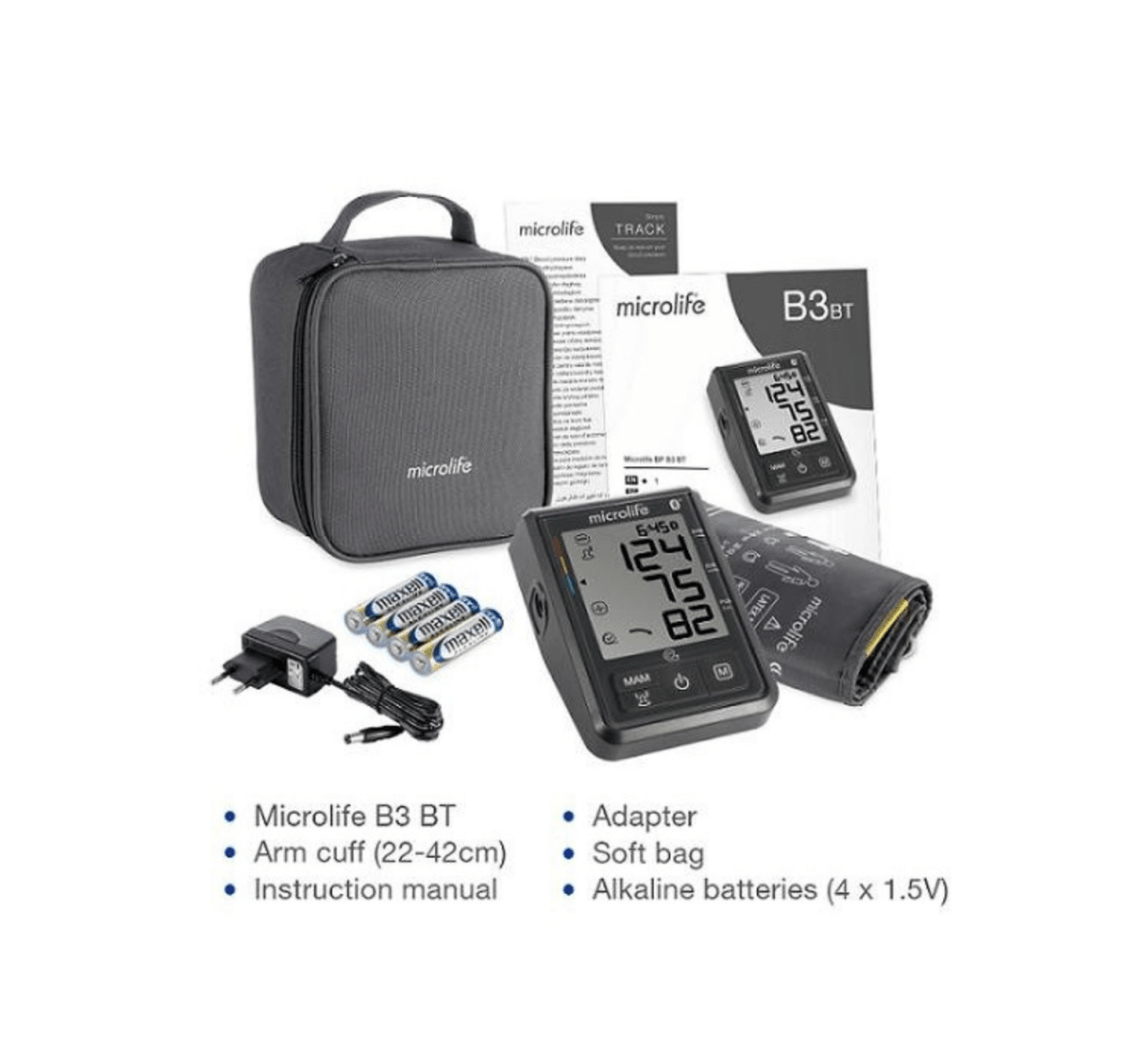 Microlife Blood Pressure Monitor w/ Bluetooth, B3 BT - Care@Homes