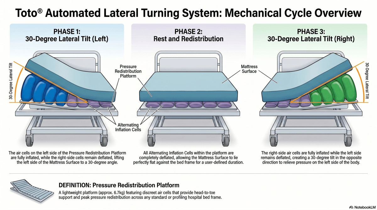 TOTO Automated Patient Lateral Turning System - Care@Homes