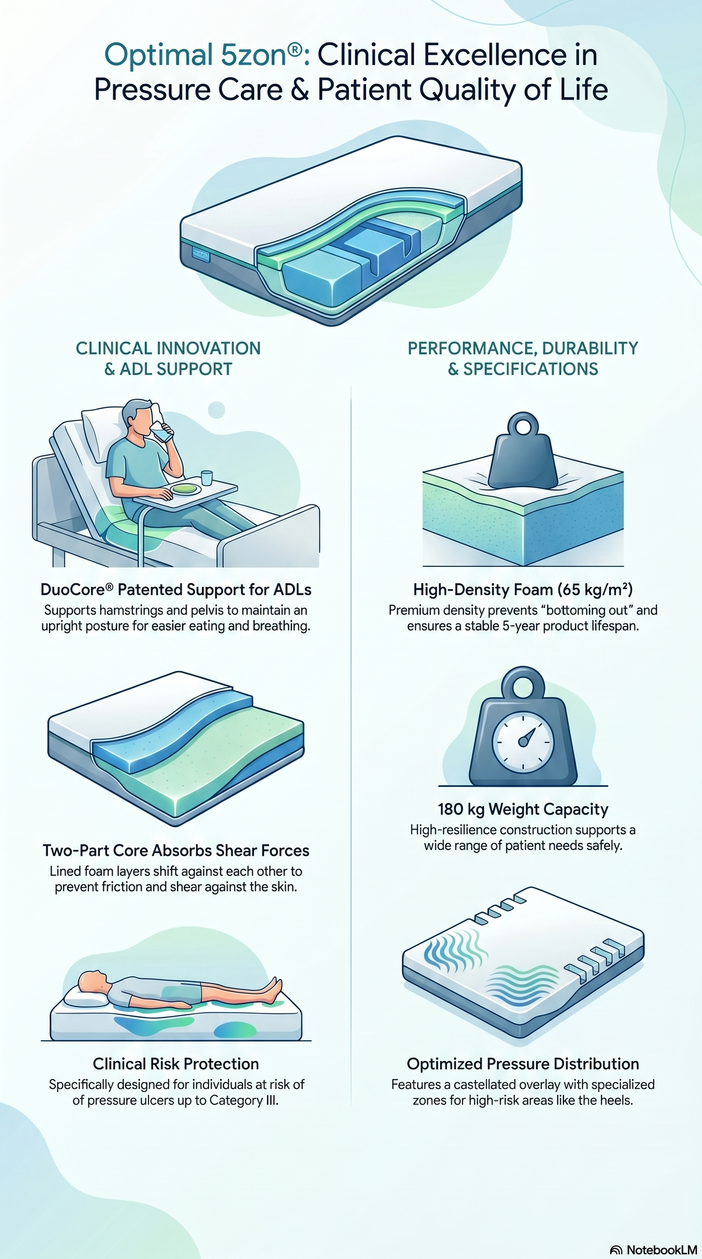 Optimal 5zon® Mattress