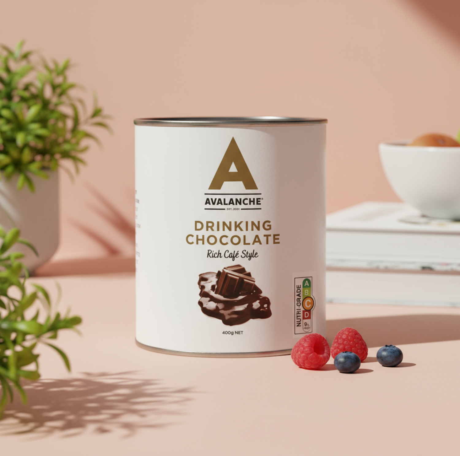 AVALANCHE Drinking Chocolate 400gm Optimo