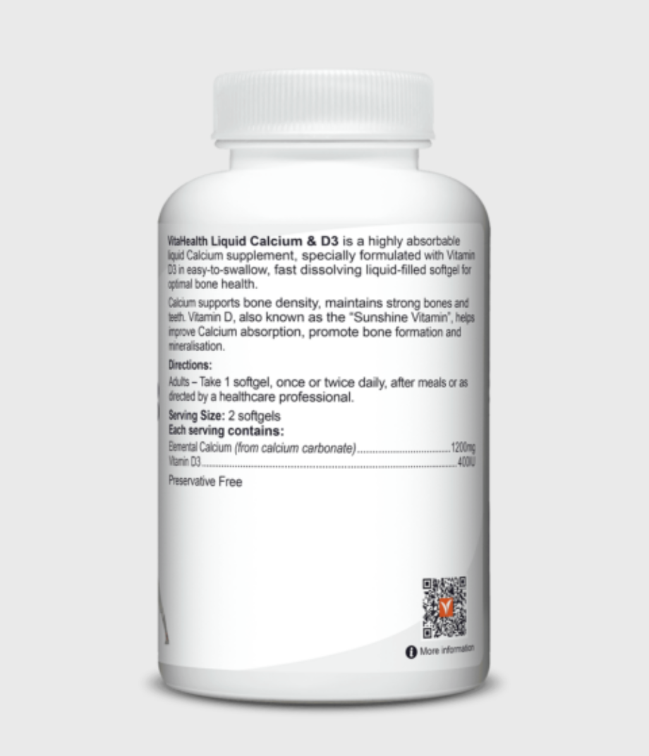 VitaHealth Liquid Calcium & D3