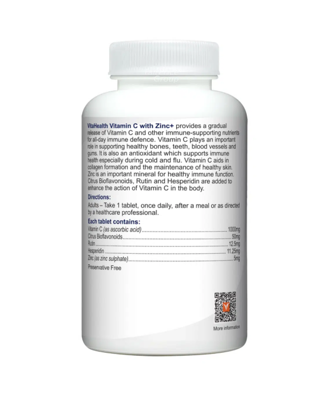 VitaHealth Vitamin C with Zinc+