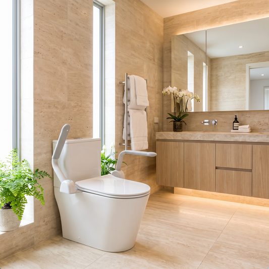 Easy-Install Toilet Grab Bar