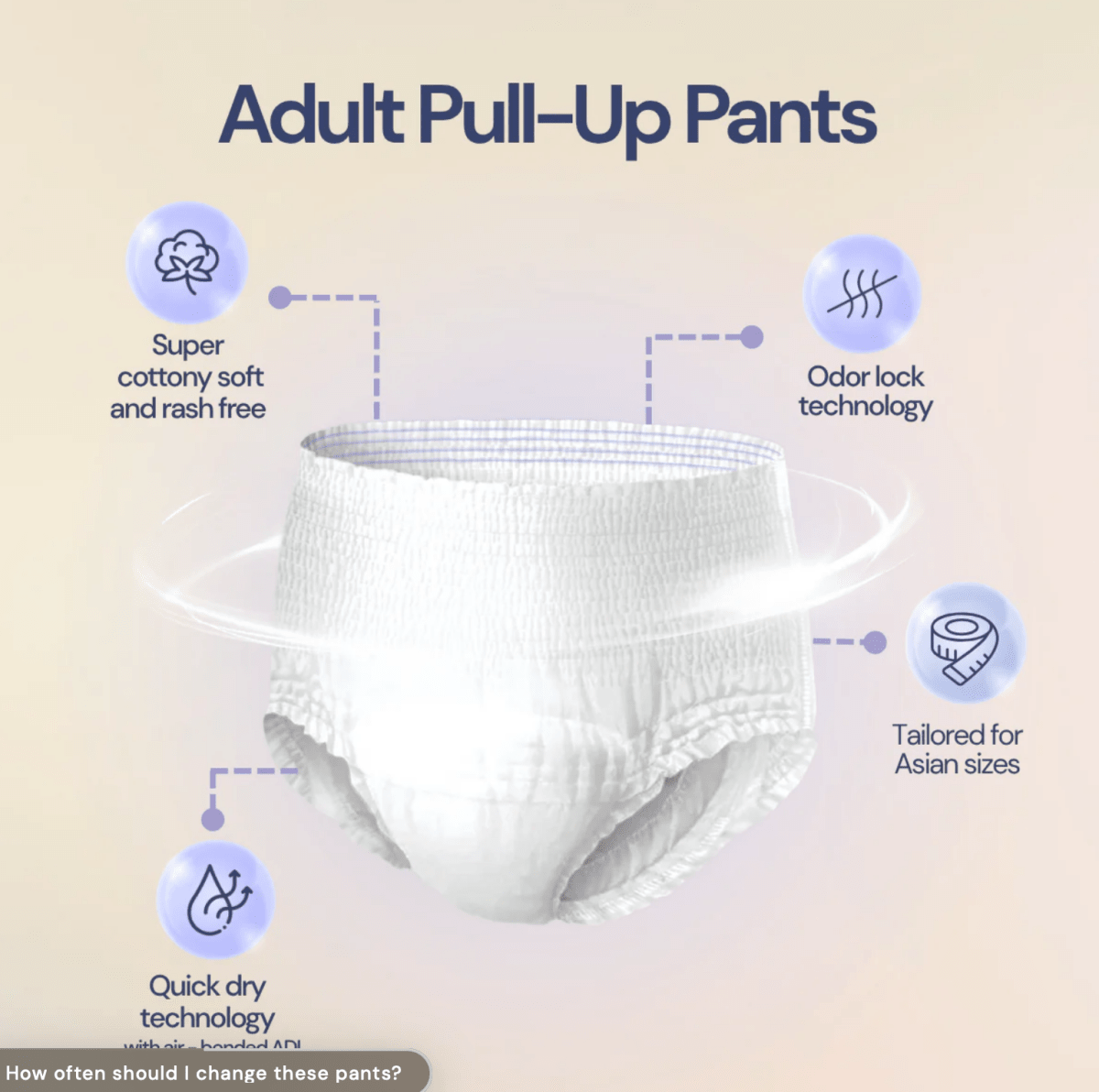 Aire Adult Pul Up Pants - Care@Homes