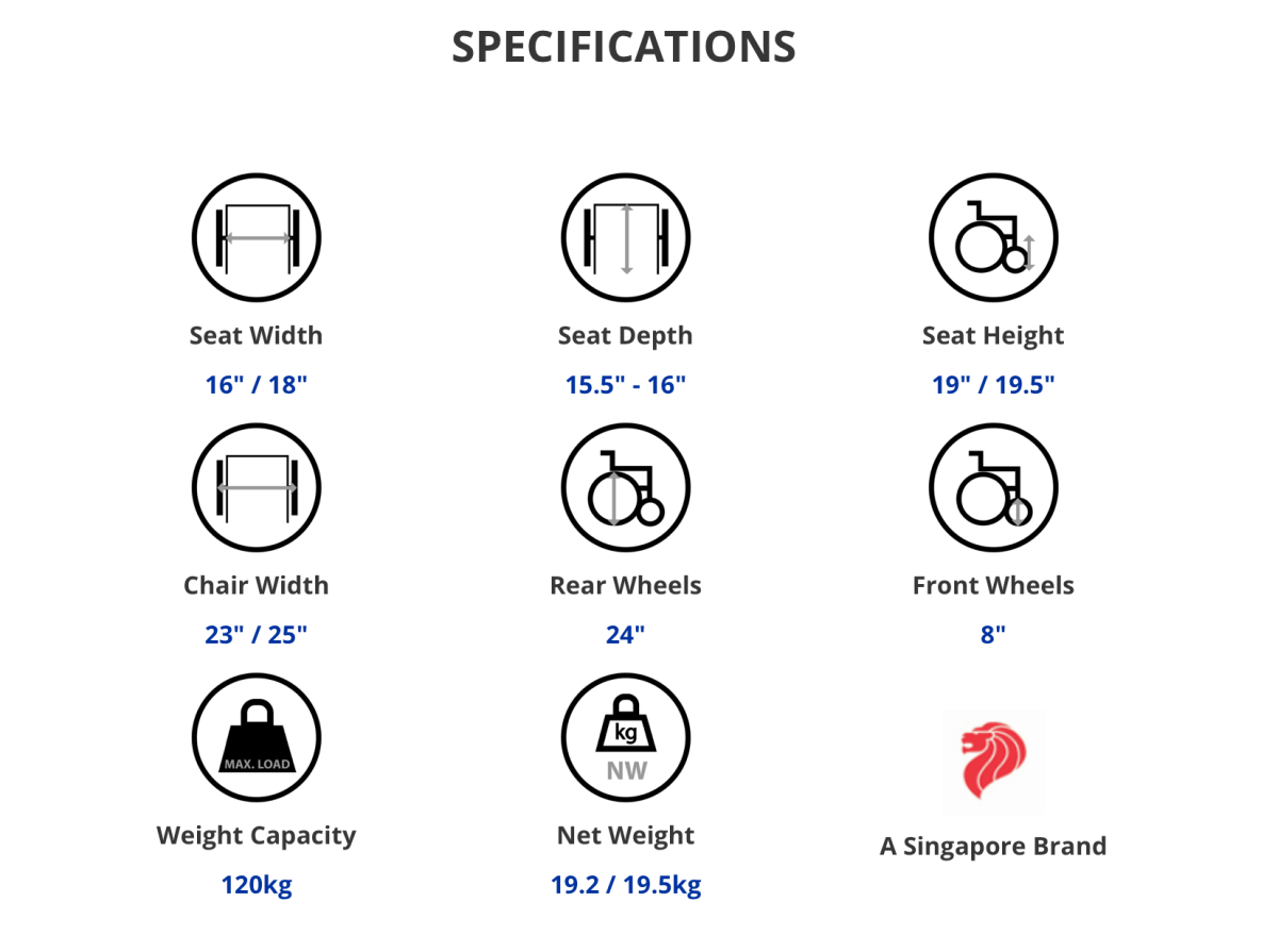 AR - 0117 Heavy Duty Hammertone Wheelchair - Detachable Arm/Footrests, 16/18" - Care@Home
