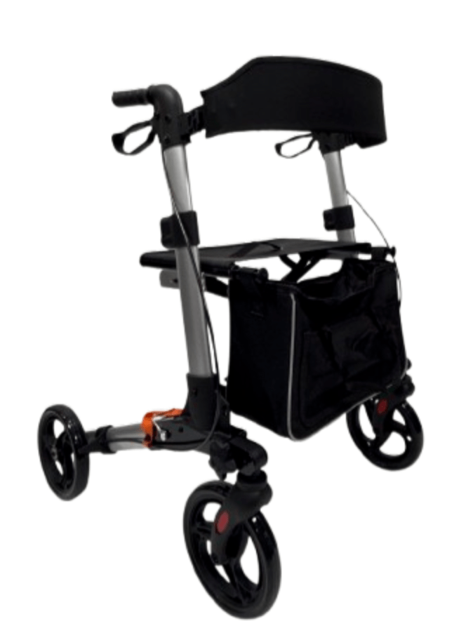 AR - 0501 Aluminium Quick Silver Rollator, Super Lightweight - Care@Home
