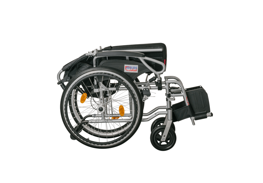 AR‑0900 Lightweight Wheelchair – Detachable Arm/Footrests, 16/18/20" - Care@Home