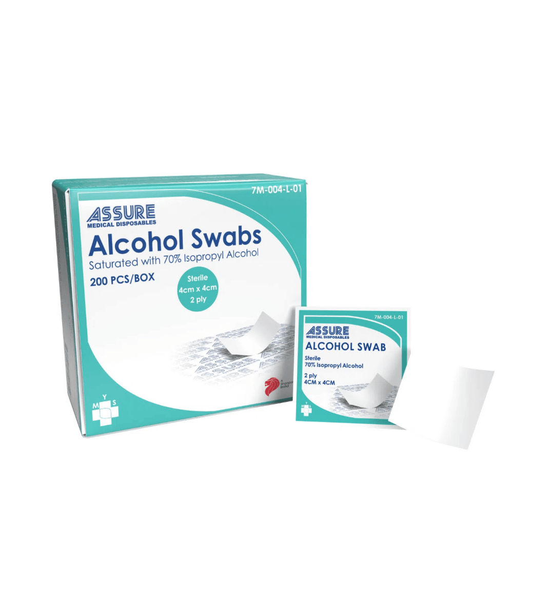 ASSURE Alcohol Swab (4cm x 4 cm) - Care@Home