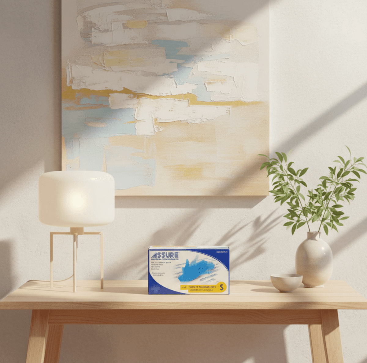 ASSURE Powder - Free Soft Nitrile Gloves - Care@Home