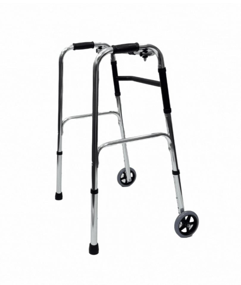 ASSURE REHAB Adult Walking Frame With 5" Front Castors (AR - 0314) - Care@Home
