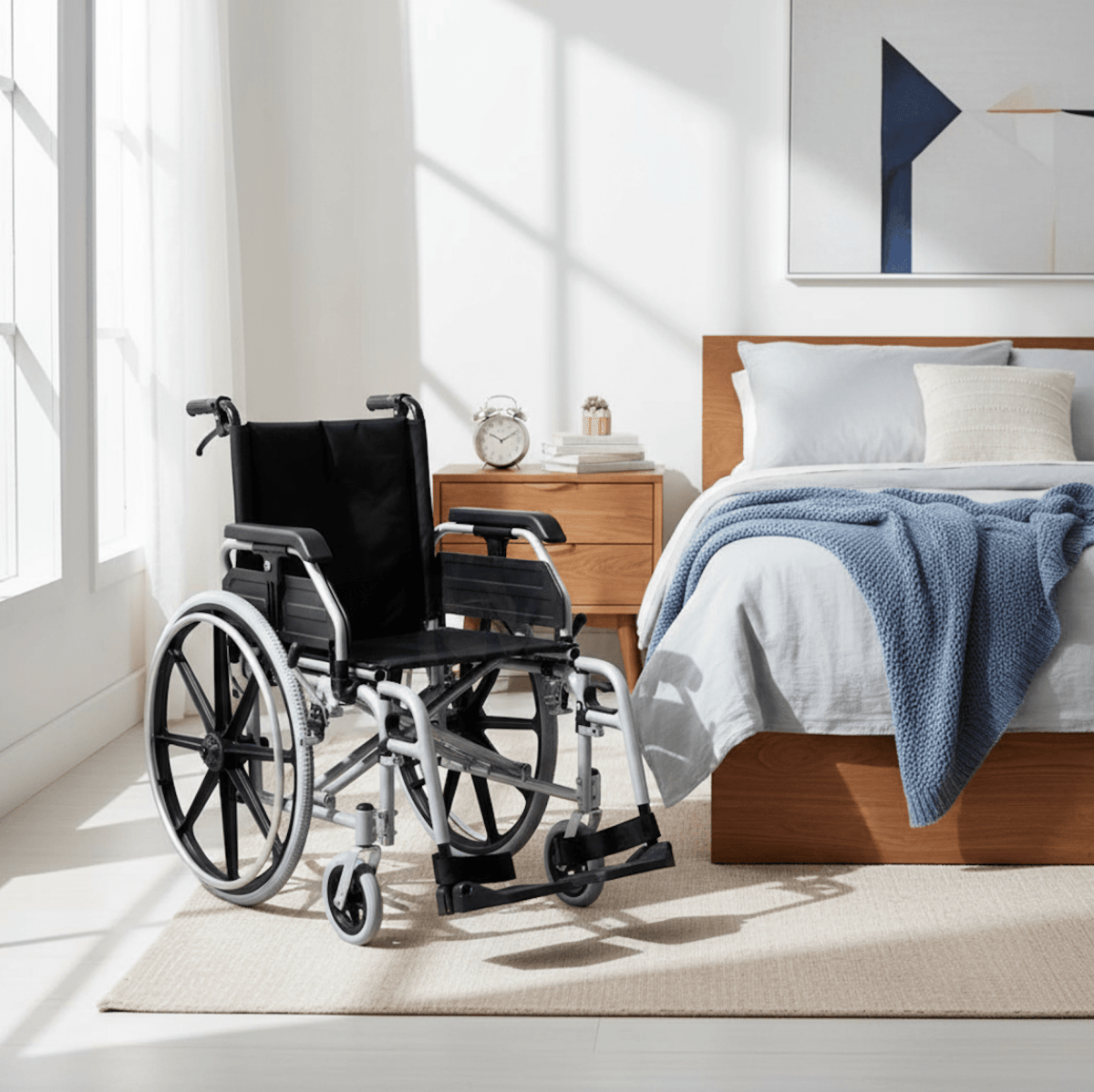 ASSURE REHAB Aluminium DDAF Wheelchair 20" - Care@Home