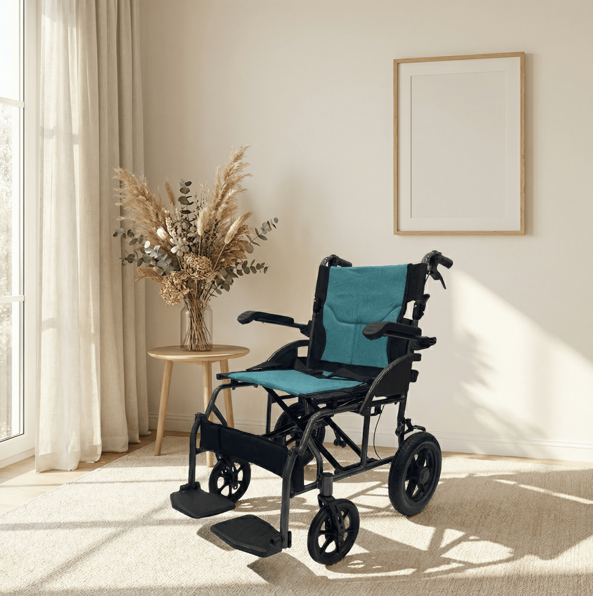 ASSURE REHAB Aluminium Foldable Pushchair 18" (AR - 0810) - Care@Home