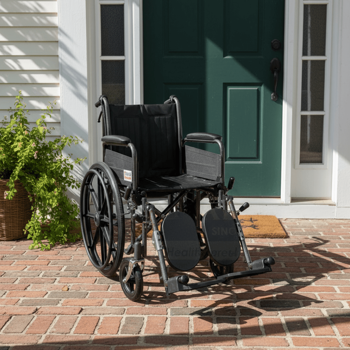 ASSURE REHAB Heavy Duty Hammertone Wheelchair (AR - 0126) - Care@Home