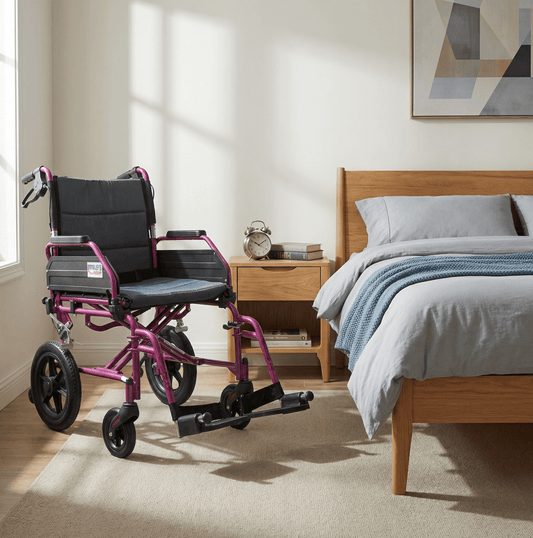 ASSURE REHAB Lightweight Aluminium Foldable Pushchair 18" (AR - 0197) - Care@Home
