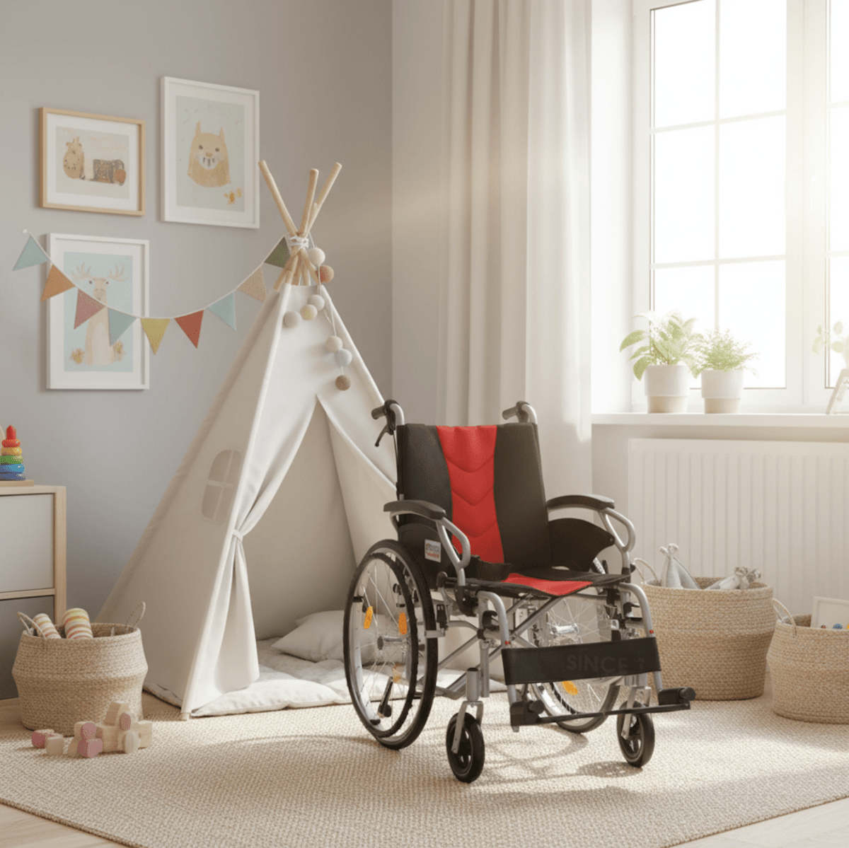 ASSURE REHAB Lightweight Detachable Wheelchair - Care@Home