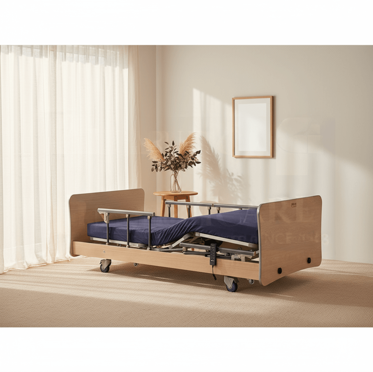 ASSURE Rehab Maple Electric Bed - Care@Home