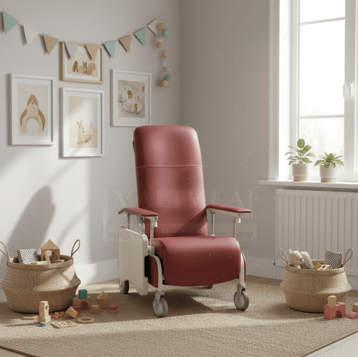 ASSURE REHAB Three Position Recliner Geriatric Chair - Care@Home