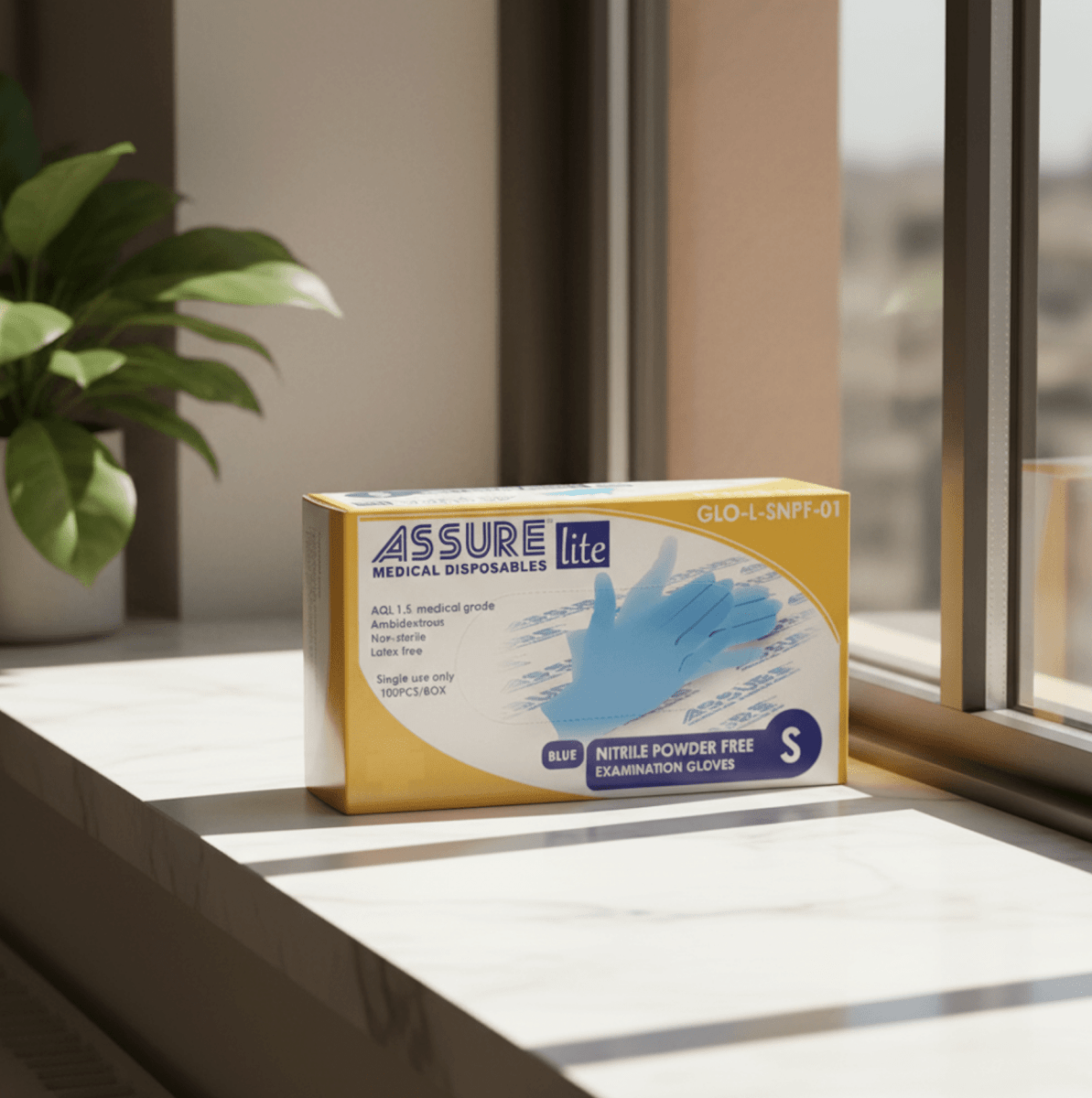 ASSURE Soft Nitrile LITE Gloves - Care@Home