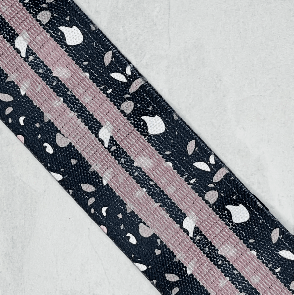Black Terrazzo Fabric Booty Band (Heavy Intensity) - Care@Home