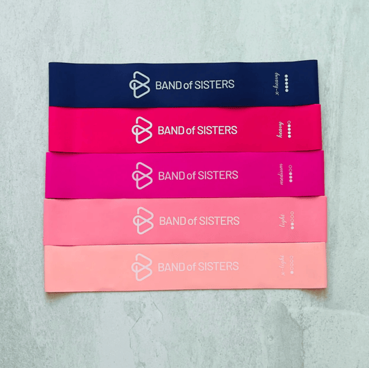 Bubblegum Latex Mini Loop Bands (Set of 5 Intensity Levels) - Care@Home