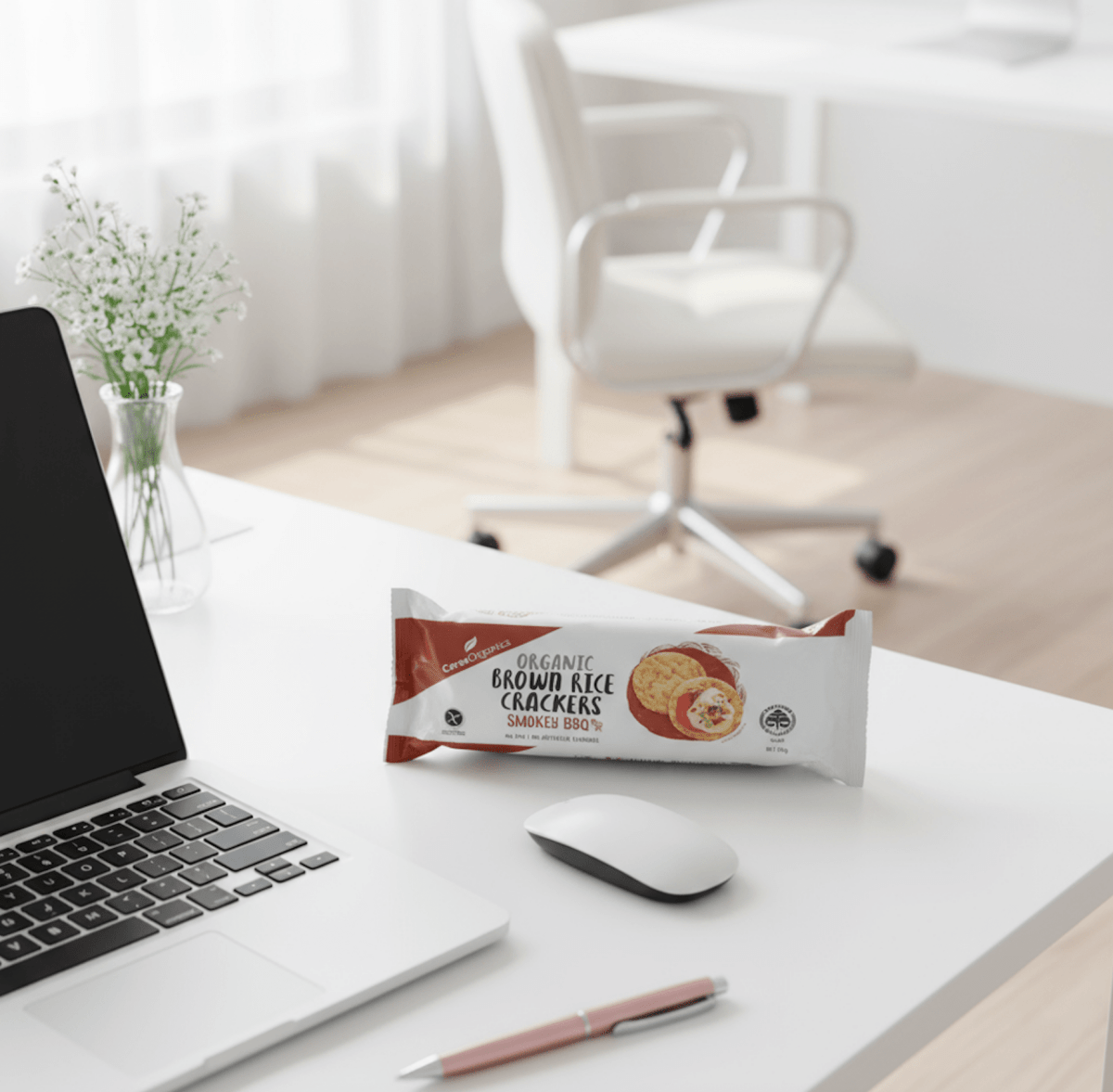 CERES ORG Brown Rice Crackers Smokey BBQ - Care@Home