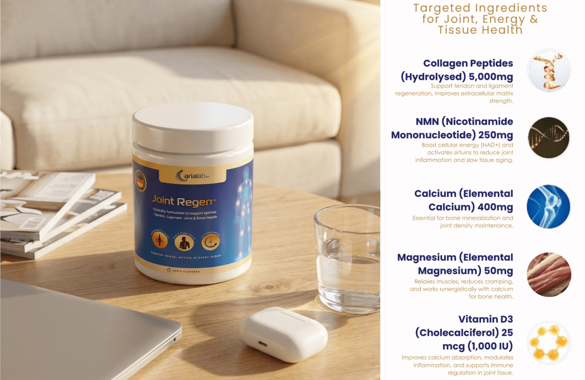 Joint Regen™ Collagen Peptides with NMN - Formulated in collaboration with Professor from NUS - Care@Home