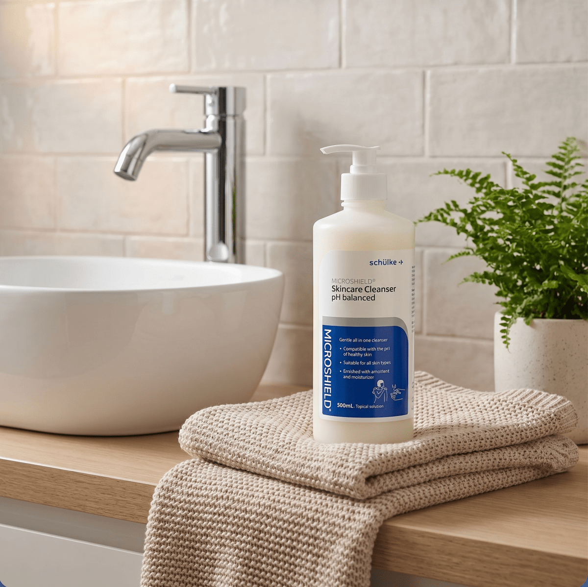 Microshield Skincare Cleanser, 500ml - Care@Homes