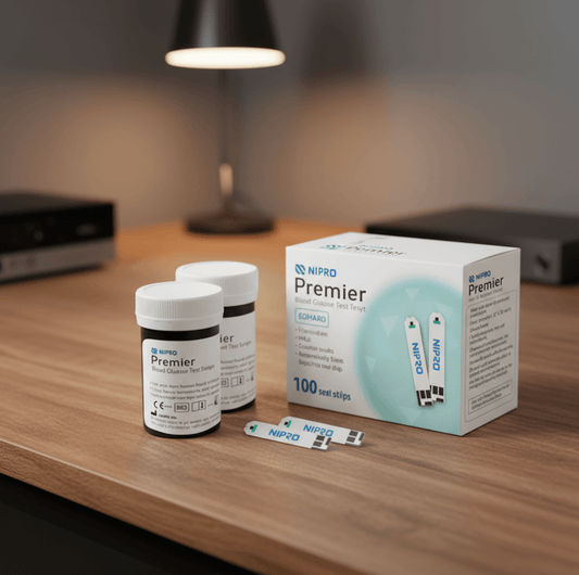 NIPRO Premier Alpha Blood Glucose Test Strips (50s/100s) - Care@Home