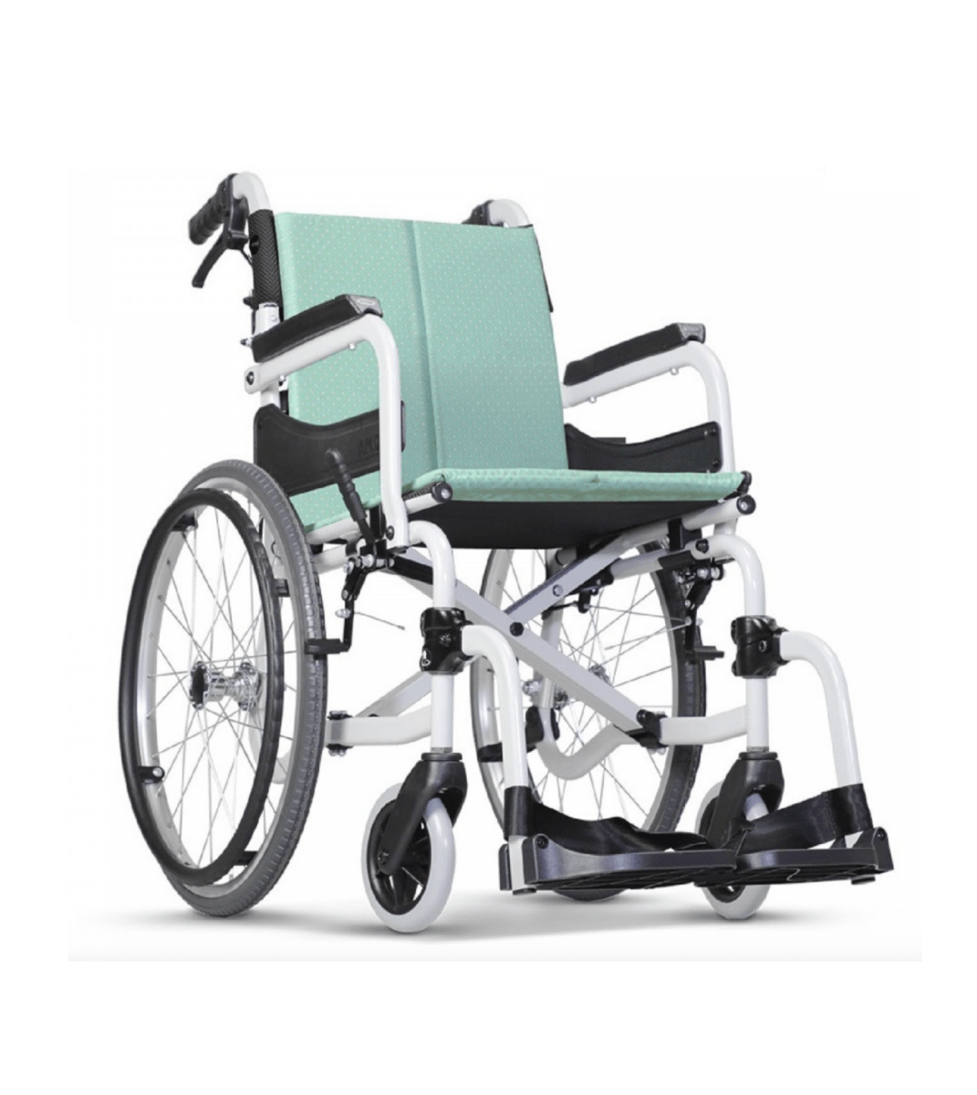 SOMA 215 Ultra Lightweight Wheelchair (18'') - Flat Black - Care@Home