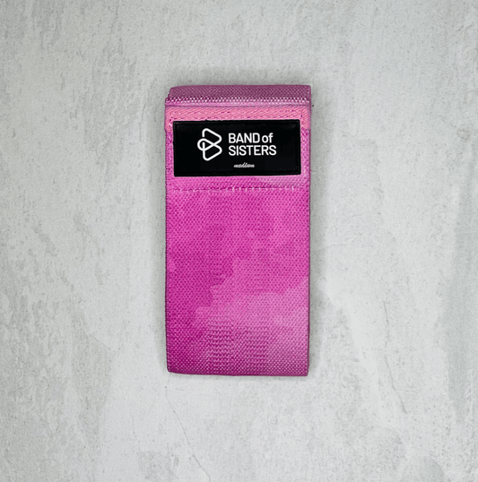 Sunset Pink Fabric Booty Band (Medium Intensity) - Care@Home