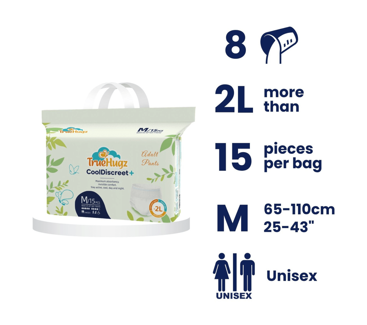 TrueHugz CoolDiscreet+ (Adult Pull Up Pants) - Care@Home
