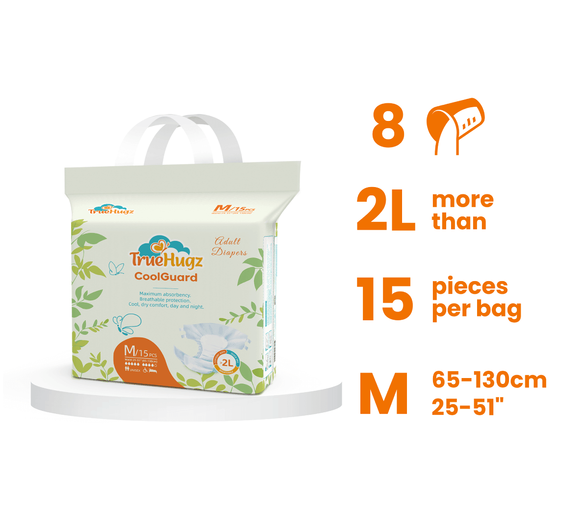 TrueHugz CoolGuard (Adult Diapers) - Care@Home