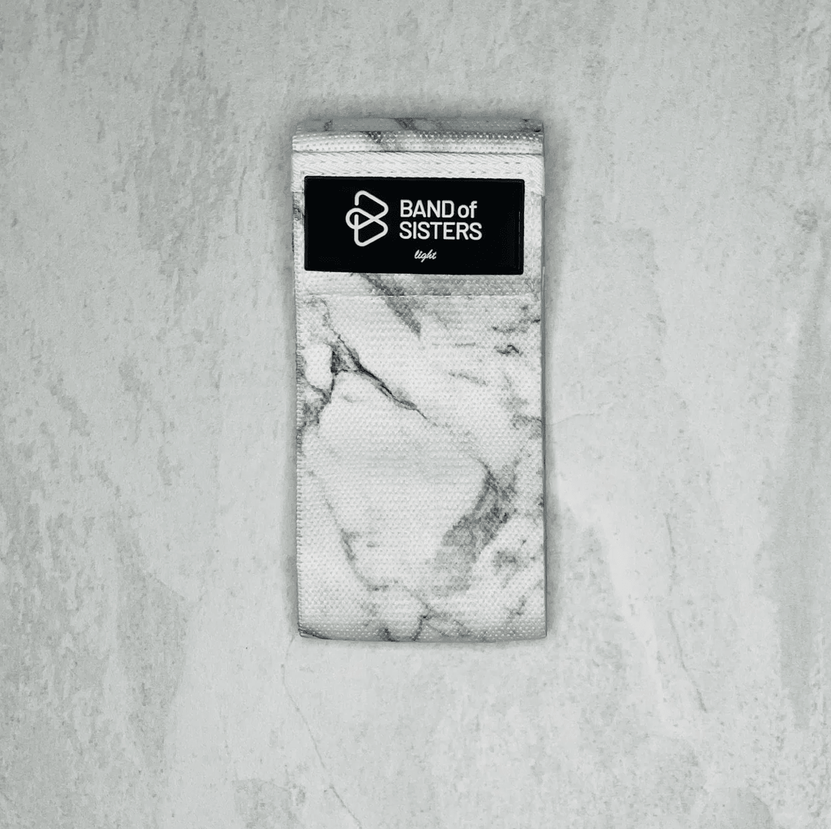 White Marble Fabric Booty Band (Medium Intensity) - Care@Home