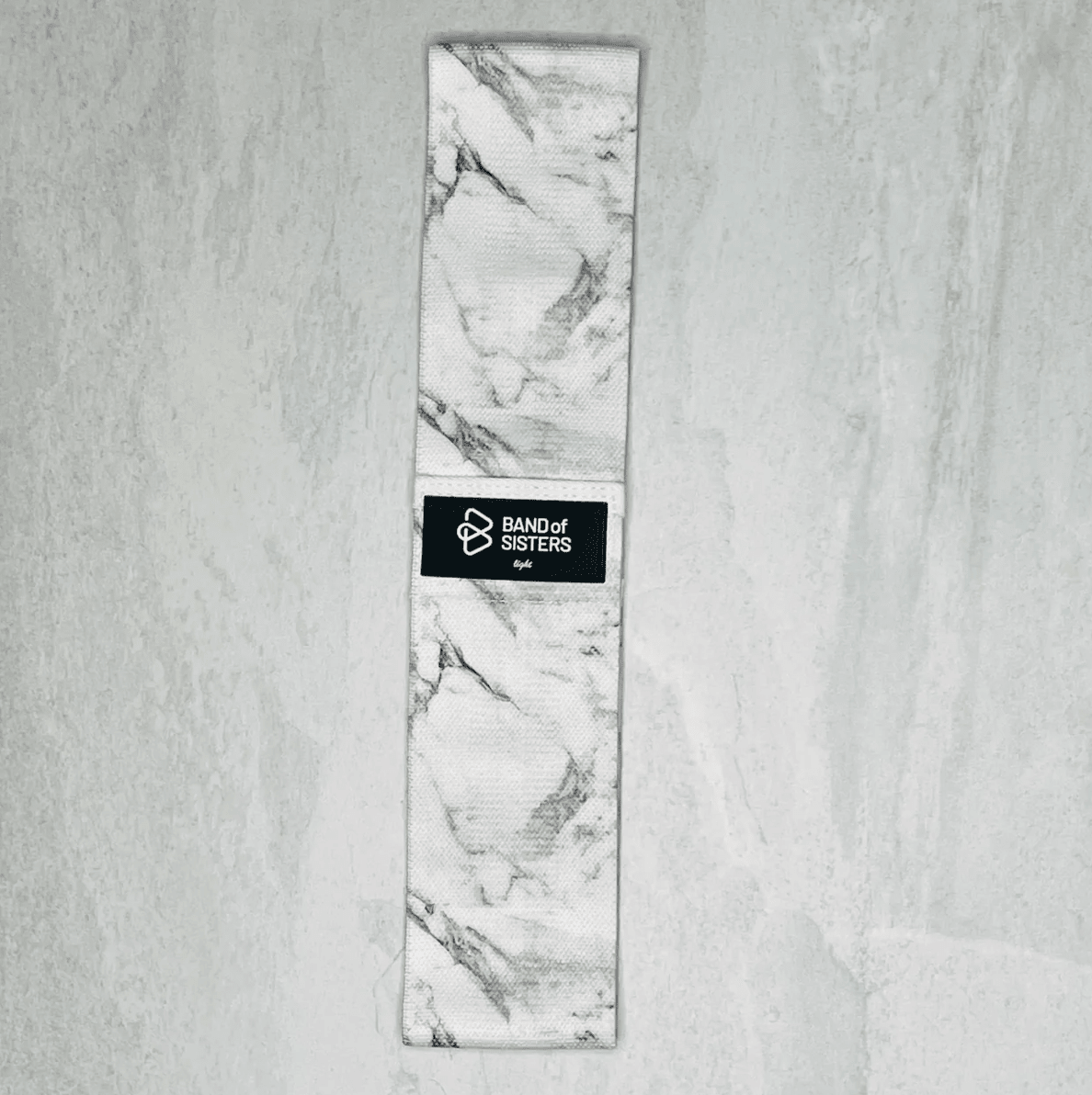 White Marble Fabric Booty Band (Medium Intensity) - Care@Home