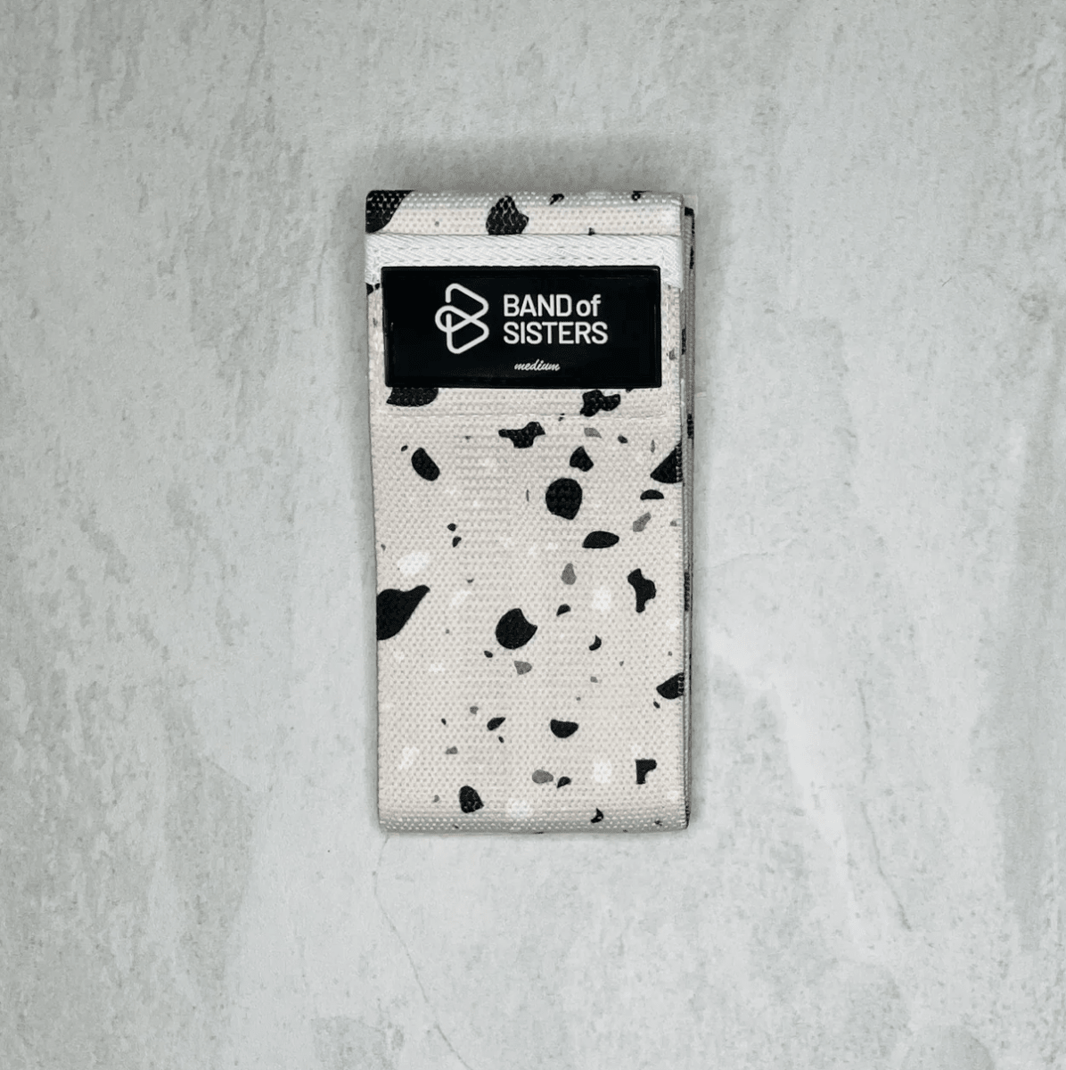 White Terrazzo Fabric Booty Band (Medium Intensity) - Care@Home
