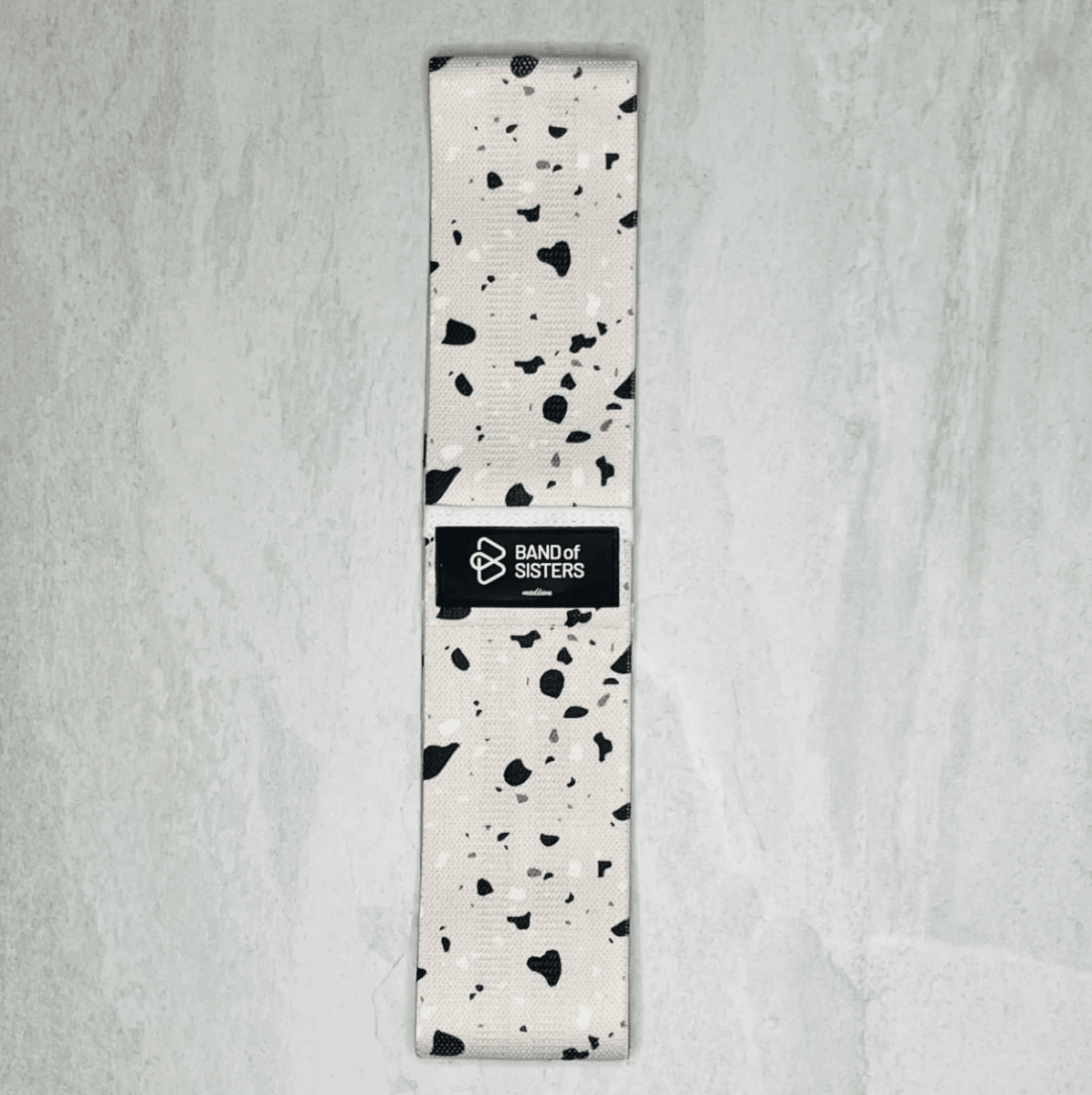 White Terrazzo Fabric Booty Band (Medium Intensity) - Care@Home